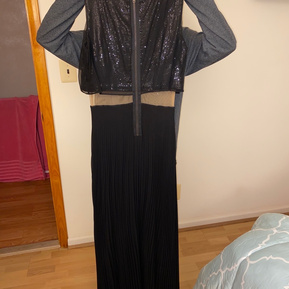Bailey44 sequin/mesh long dress sz large - Picture 5 of 8